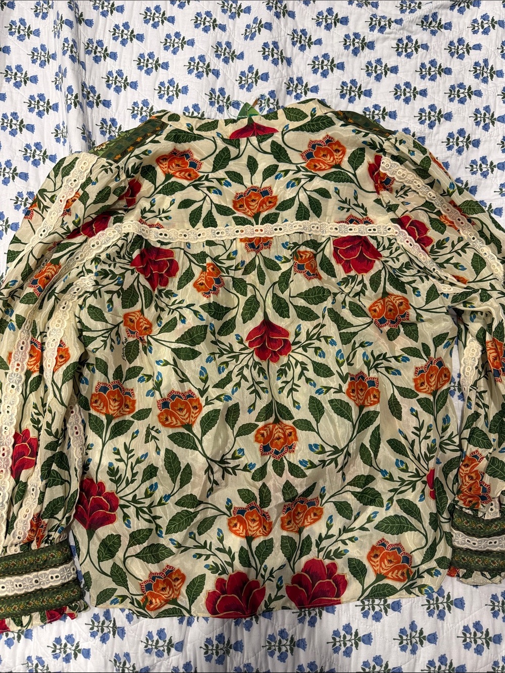 FARM Rio Garden Tapestry Sand Blouse - Picture 3 of 3